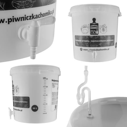 Home Brew Bucket 30L with Tap