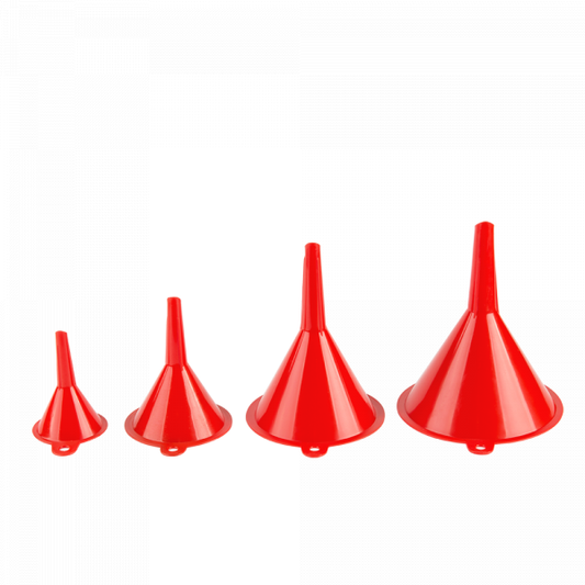 MIX OF 4 FUNNELS RED