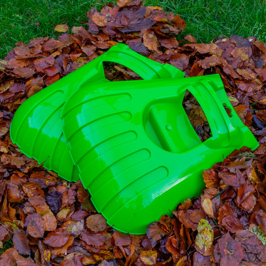 Leaf Grab Large Garden Cleaning Scoops, Green