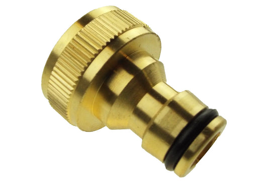 TAP CONNECTOR SNAP ON MALE - 1" BSPF BRASS