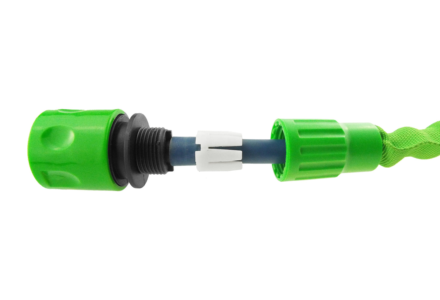 Expanding Hose Connector Green