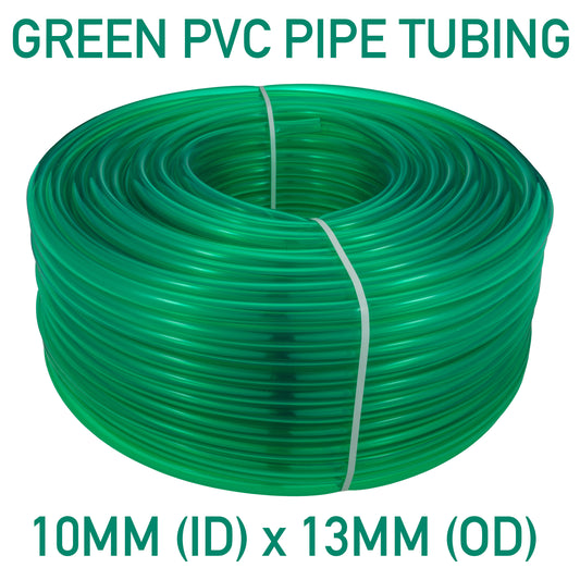 GREEN SEMI TRANSPARENT PVC PIPE 10MM/13MM