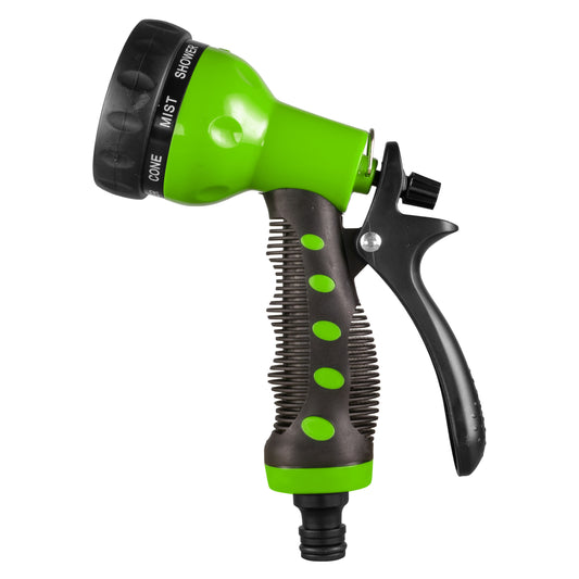 Hose Gun Water Sprayer 8-Pattern Adjustable, Cost Wise Green