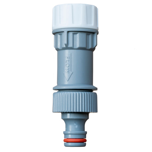 FEMALE TAP CONNECTOR WITH PRESSURE REDUCING VALVE 3/4"BSPF