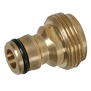 TAP CONNECTOR SNAP ON MALE - 3/4" BSPM BRASS