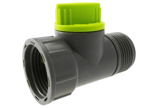 TAP ADAPTER WITH VALVE 3/4"BSPM-F