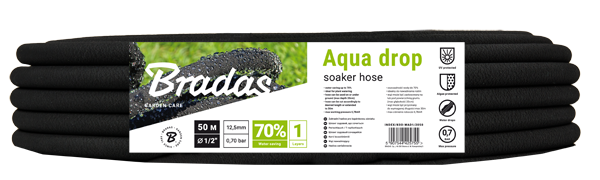 Aqua-Drop Porous Pipe Soaker Hose 50m