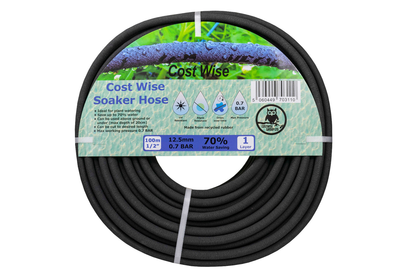 Porous Pipe Soaker Hose Cost Wise 100m