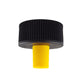 Tap Connector 3/4" BSPF - 4mm Micro Tube Black Yellow